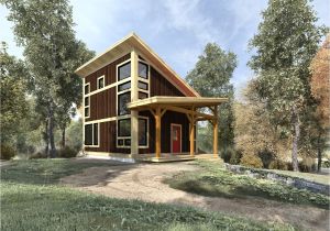 Small Timber Frame Home Plans Brookside 844 Sq Ft From the Cabin Series Of Timber