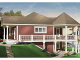 Small Waterfront Home Plan Waterfront House Plans with Walkout Basement Small House