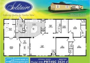 Solitaire Manufactured Homes Floor Plan Spacious Double Wide Mobile Home Floorplans In New Mexico