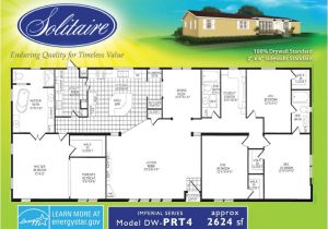 Solitaire Mobile Homes Floor Plans Floorplans for Double Wide Manufactured Homes solitaire
