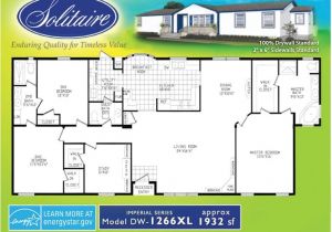 Solitaire Modular Homes Floor Plans solitaire Homes Single Wide Floor Plans Floor Matttroy