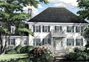 Southern Homes House Plans southern Colonial Home Plan 32444wp Architectural