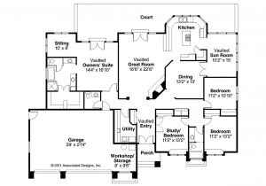 Southwest Home Floor Plans southwest House Plans Cibola 10 202 associated Designs