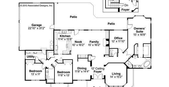 Southwest Home Floor Plans southwest House Plans Lantana 30 177 associated Designs