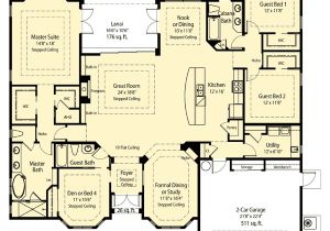 Spacious Home Floor Plans Plan W33074zr Spacious Open Floor Plan E Architectural