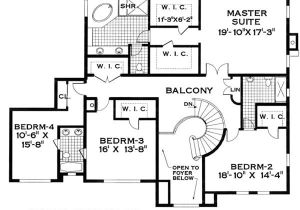 Spanish Colonial Home Plans Spanish Colonial 8303 4 Bedrooms and 3 Baths the House