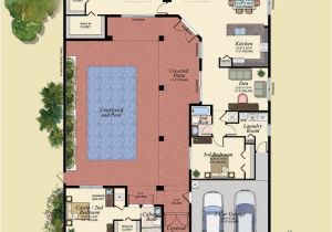 Spanish Home Plans Center Courtyard Pool Best 25 Courtyard House Plans Ideas On Pinterest House