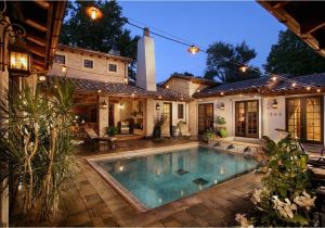 Spanish Home Plans Center Courtyard Pool Florida House Plans with Courtyard Pool House Style and