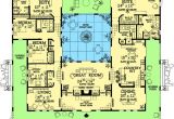 Spanish Home Plans Center Courtyard Pool Open Courtyard House Floorplan southwest Florida