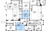 Spanish Home Plans Center Courtyard Pool Plan 16315md Mediterranean Villa with Two Courtyards