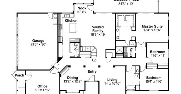 Spanish Home Plans Spanish Style House Plans Santa Maria 11 033