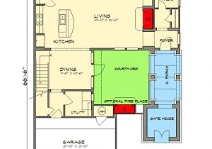 Spanish Home Plans with Courtyards Spanish Courtyard Home Plan 36817jg Architectural