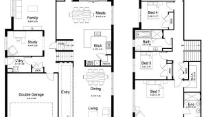Split Level Home Floor Plans Floor Plan Friday Split Level 4 Bedroom Study