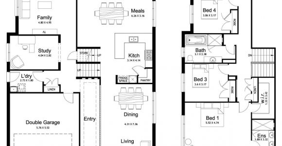 Split Level Home Floor Plans Floor Plan Friday Split Level 4 Bedroom Study