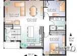 Split Level Home Open Floor Plan House Plan W3323 V3 Detail From Drummondhouseplans Com