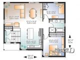 Split Level Home Open Floor Plan House Plan W3323 V3 Detail From Drummondhouseplans Com