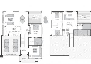 Split Level Home Plans Australia Horizon Act Floorplans Mcdonald Jones Homes