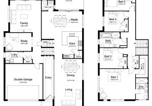 Split Level Home Plans Floor Plan Friday Split Level 4 Bedroom Study
