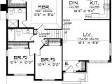 Split Level Home Plans Split Level Home Plan 8963ah 1st Floor Master Suite