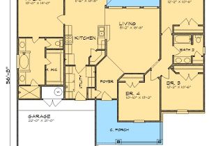 Split Ranch Home Plans Split Bedroom Ranch House Plan 36837jg 1st Floor
