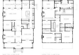 Square Home Plans American Foursquare House Floor Plans American Colonial