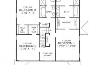 Square Home Plans Four Square House Floor Plan Home Design and Style