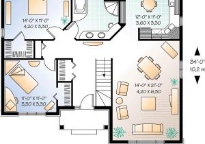 Starter Home Plans 3 Bedrooms Tidy 2 Bedroom Starter House Plan 21254dr 1st Floor