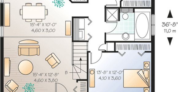 Starter Home Plans Simple Starter Home Plan with Options 21250dr