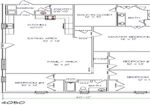Steel Home Floor Plans Texas Texas Barndominium Floor Plans 40×50 Metal Building House