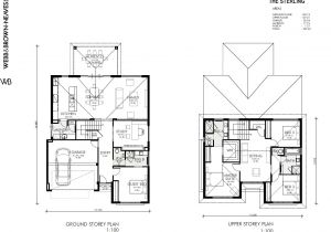 Sterling Homes Floor Plans the Sterling Two Storey Home Design Perth Webb Brown