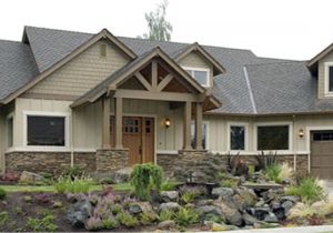 Stone Ranch Home Plans Craftsman Style Homes with Stone Ranch Style Homes