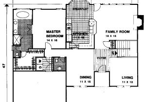 Stucco Home Floor Plans Four Bedroom Stucco Home Plan 20000ga Architectural