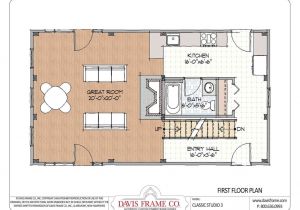 Studio Home Plans Barn Home Post and Beam Floor Plans Classic Studio 3