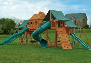 Swing Set Tree House Plans Tree House Swing Set Plans Architectural Designs