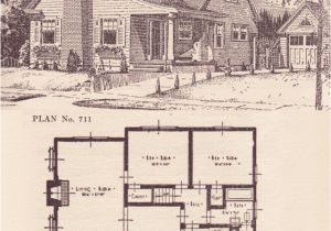 The Home Plans Book 1924 Modern Colonial Revival Cottage 1920s House Plans