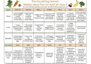 The Nourishing Home Meal Plan Meal Planning Archives Page 12 Of 30 the Nourishing Home