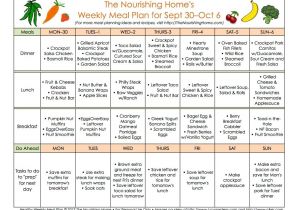 The Nourishing Home Meal Plan Meal Plans Archives Page 3 Of 16 the Nourishing Home