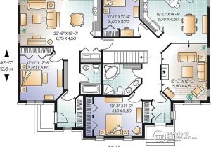 Three Family Home Plans Multi Family House Plan Multi Family Home Plans House