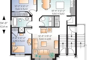 Three Family Home Plans Multi Family Plan 64883 at Familyhomeplans Com