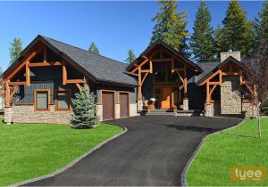 Timber Frame and Log Home Plans Tyee Log Timber