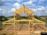 Timber Frame Barn Home Plans Equipment Barn In Tx with Hemlock Frame and Curved Braces