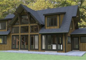 Timber Frame Home Plans Hybrid Timber Frame House Plans