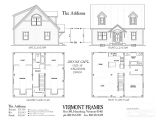 Timber Home Floor Plans Addison Cape Vermont Frames