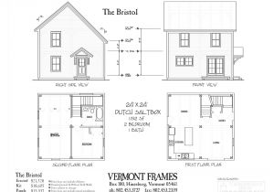 Timber Homes Floor Plans Bristol Dutch Saltbox Vermont Frames
