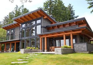 Timberframe Home Plans A Signature West Coast Contemporary Design This Modern