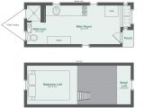Tiny Home Building Plans Tiny House Floor Plan with Garage Home Deco Plans