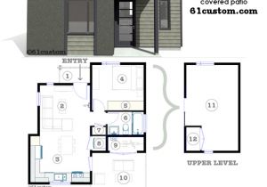 Tiny Home Plan Studio500 Modern Tiny House Plan 61custom