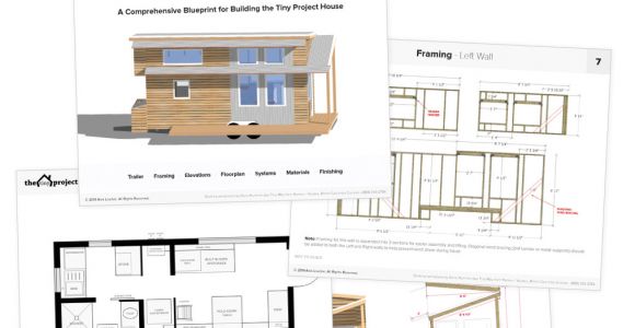 Tiny Home Plans Pdf Tiny House On Wheels Floor Plans Pdf for Construction