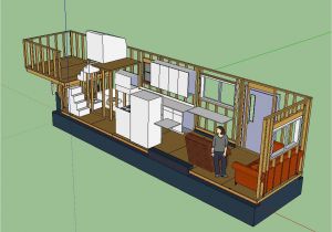 Tiny Home Trailer Plans Tiny House Layout Has Master Bedroom Over Fifth Wheel