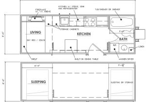 Tiny Homes On Wheels Floor Plans Escape Traveler A Tiny House On Wheels that Comfortably